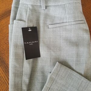 Tahari ASL Gray Dress Pants